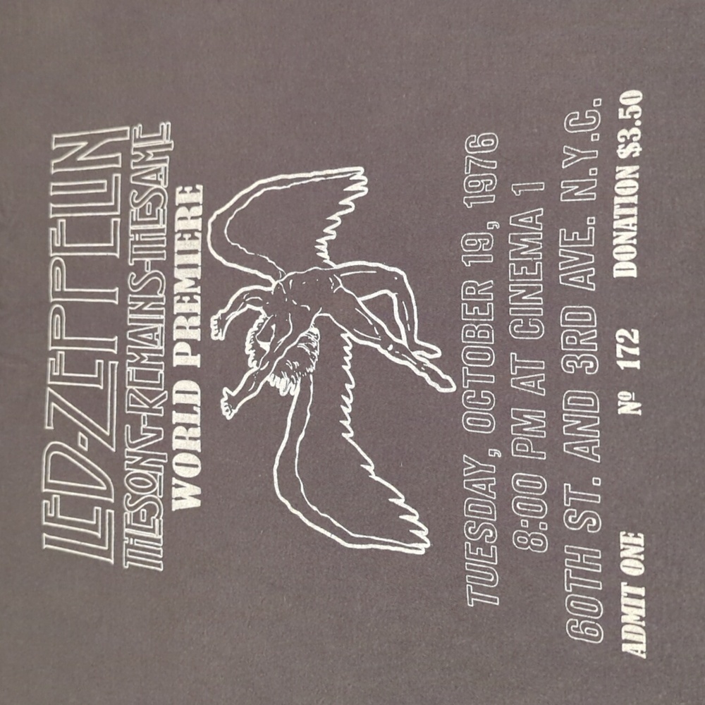 Led Zeppelin graphic tee XXL - Picture 4 of 6